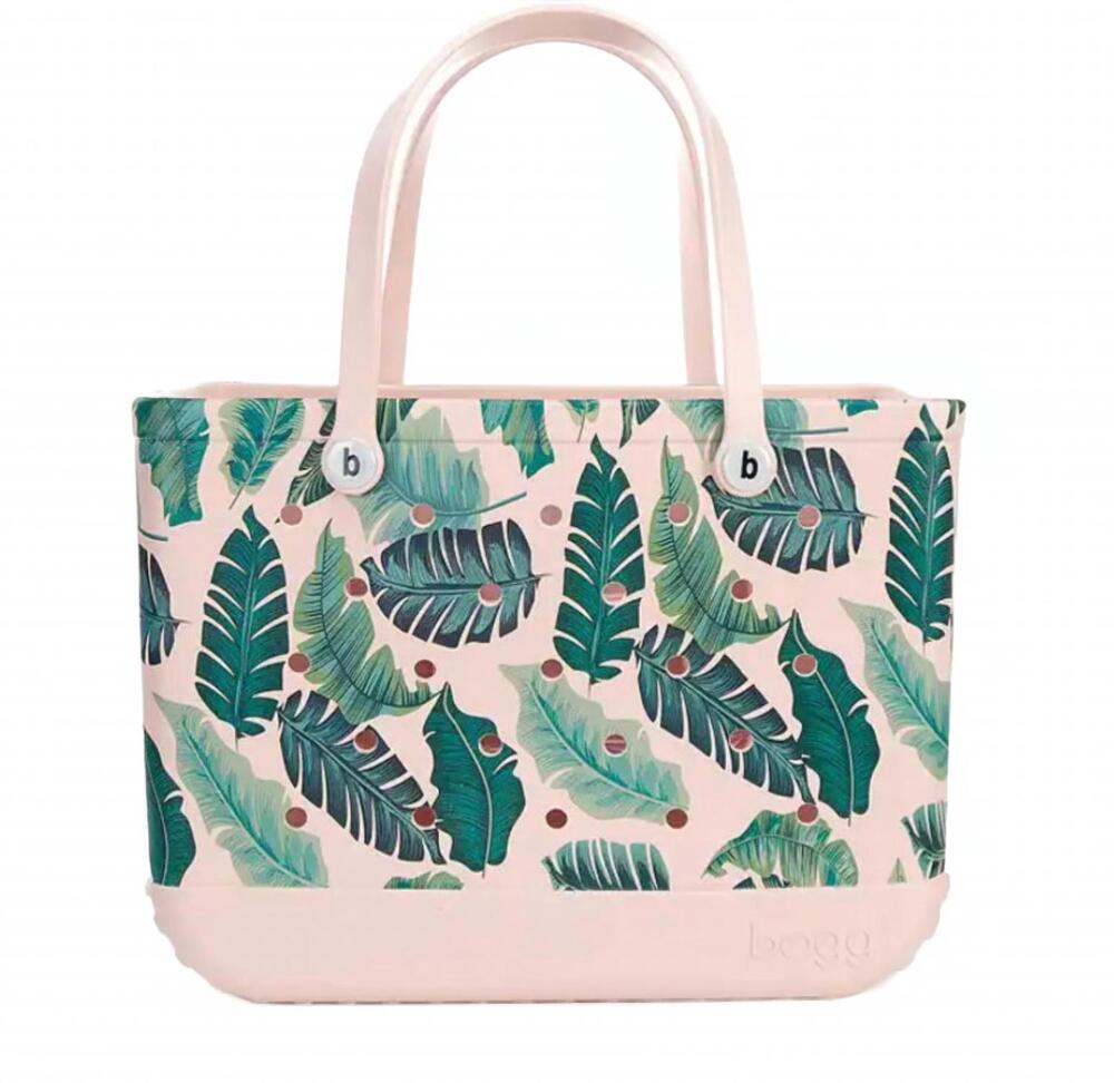 NEW BOGG BAGS women's large tote bag in large palm leaf print